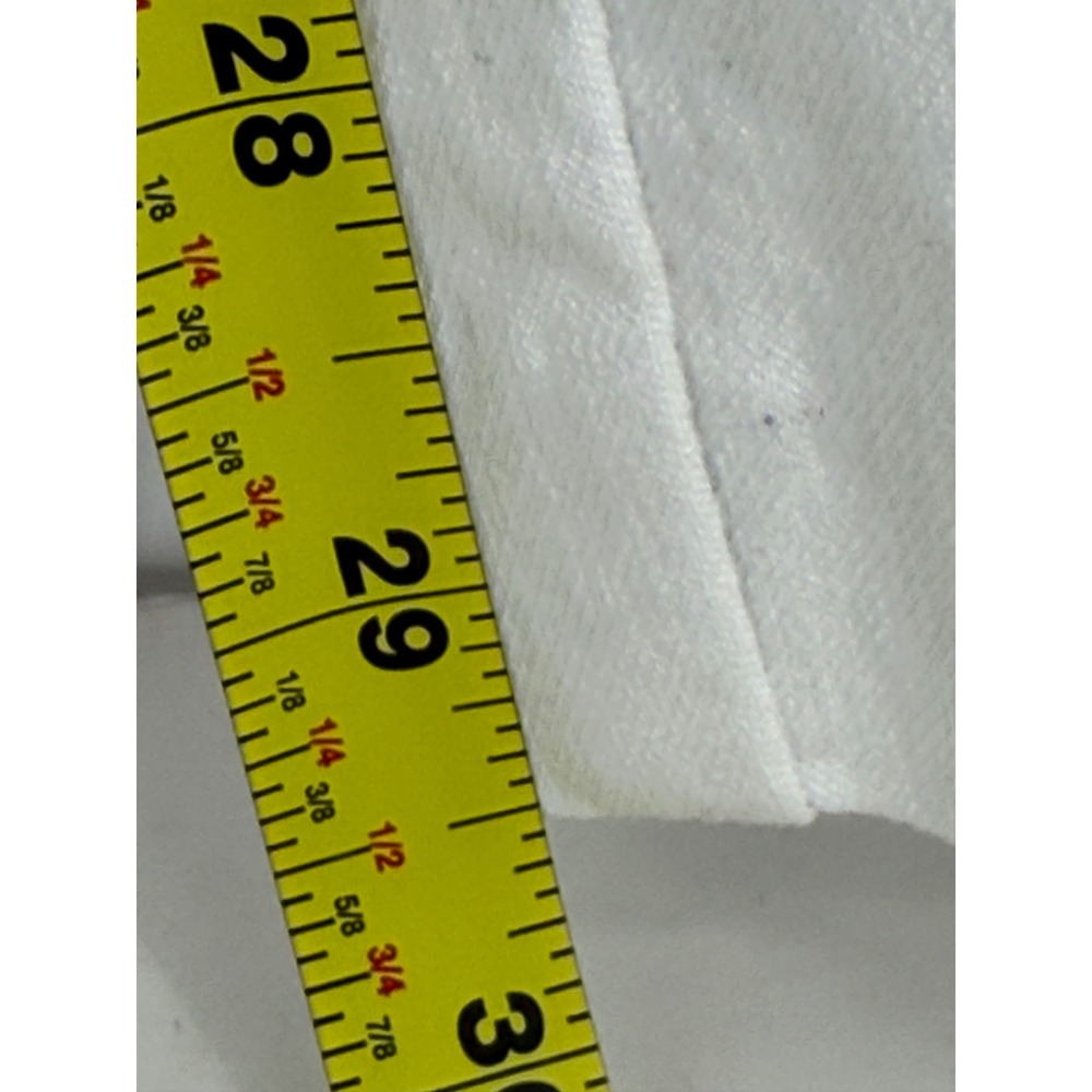Alfani Womens White Pull On Stretch Slim Leg Dress Pants Sz 10 - Picture 5 of 10